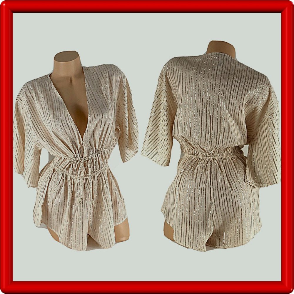 Victoria's Secret Romper Swim Cover-up Sleepwear M